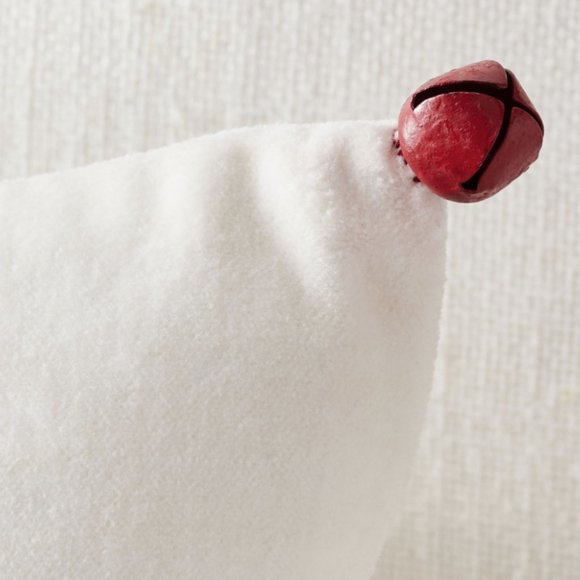 Pottery Barn Peace and Joy Velvet Lumbar Throw Pillow Cover - Picture 3 of 11